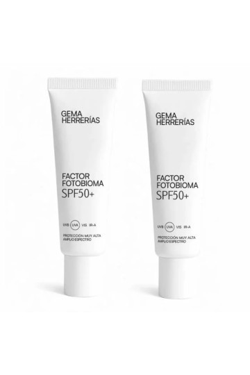 Gema Herrerías Factor Fotobioma Spf50+ 2x50ml