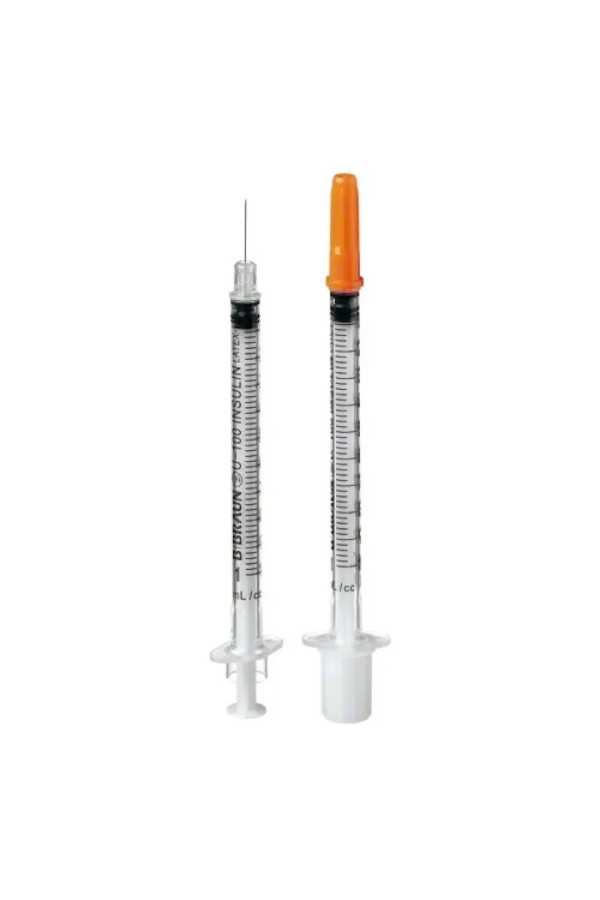 Seringue à insuline C/AG 1ml 0,33 X 12mm 10 Unités