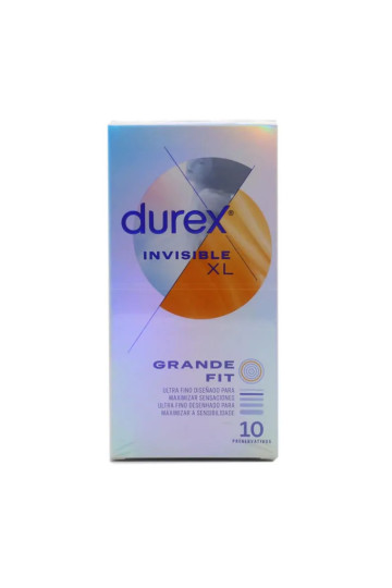 Durex Invisible XL Ultra Thin Condoms 10 Unités