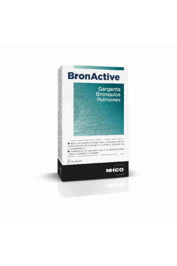 NHCO BronActive 28 Capsules: Formule Puissante pour les Bronches