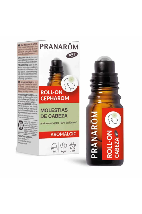 Pranarom Arolmagic Roll-On Cepharom 5ml - Soulagement naturel des maux de tête